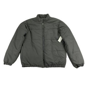 And Now This Mens Quilted Puffer Jacket Black L